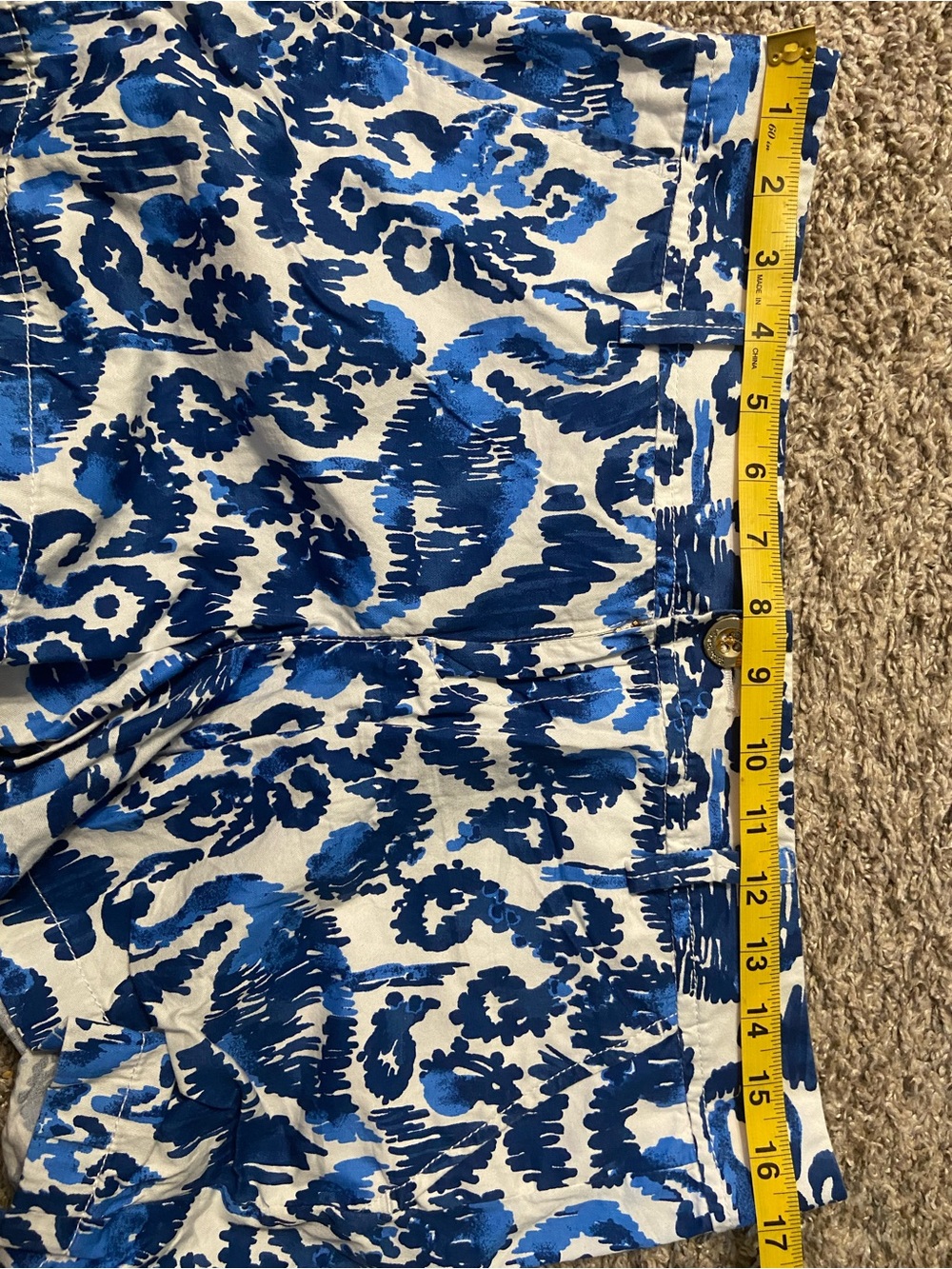 Lilly Pulitzer Navy Beach Bathers Women’s 8 The Callahan Short Shorts - Picture 6 of 7